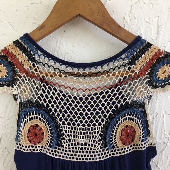 Crochet Tunic Tank Top - Picture 2 of 5